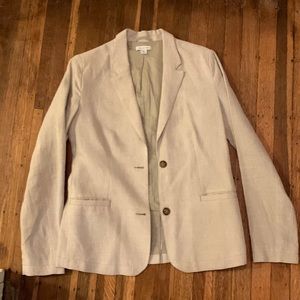 Women’s 100% linen blazer with cotton lining